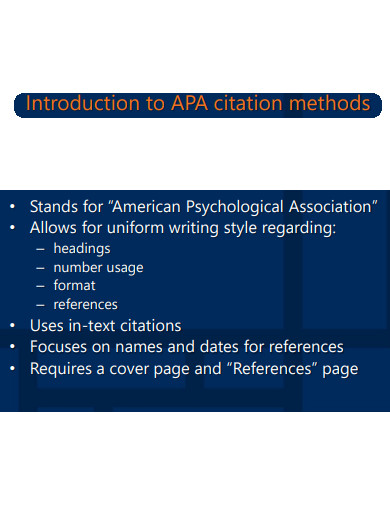 introduction to apa citation