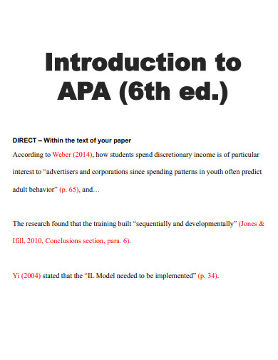 Introduction to APA Template