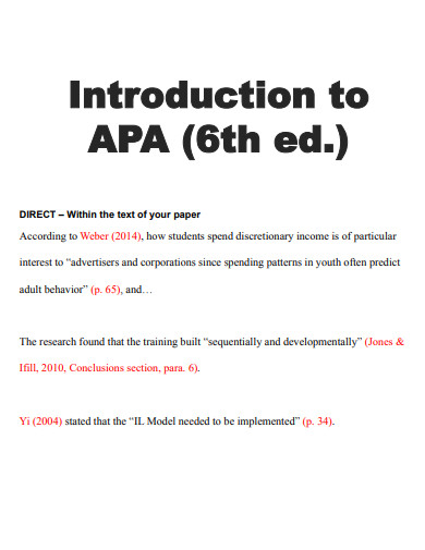 26 Apa Introduction Examples In Pdf Examples