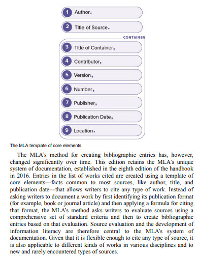 15+ MLA 8 Format Example in PDF | Examples