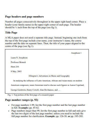 26+ MLA Research Paper in PDF | Examples