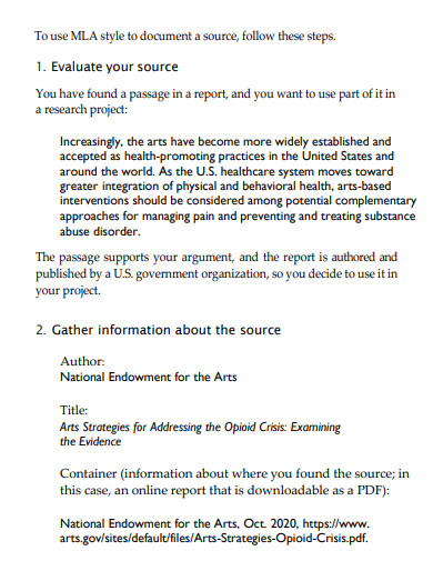 24+ MLA Format Sources Examples in PDF | Examples