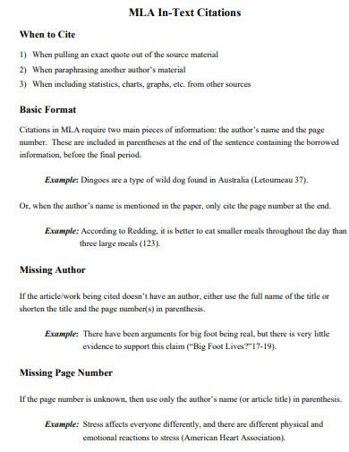 24+ MLA Format Sources Examples in PDF | Examples