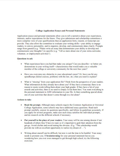 sample college essays 2014