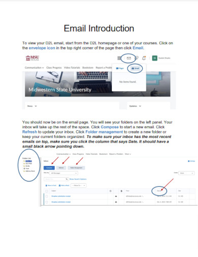 Printable Email Introduction