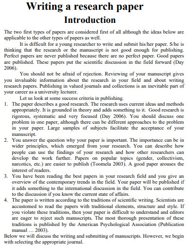 example of introduction in research paper