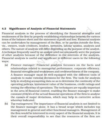 research paper on financial performance analysis