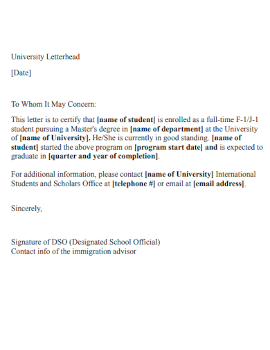 to whom it may concern university letterhead