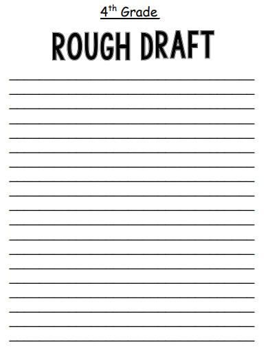 4th grade rough draft