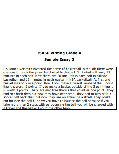 4th grade essay conclusion