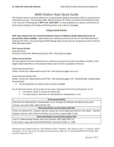 dissertation ama format