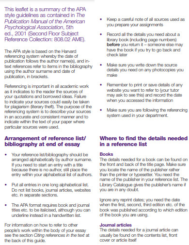 29+ Harvard Reference Style Examples in PDF | Examples