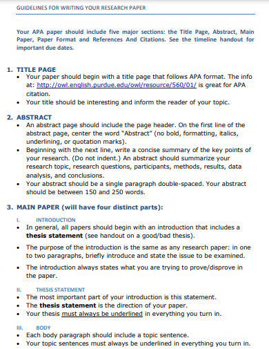 26+ APA Writing Format Examples in PDF, Word, Google Docs | Examples