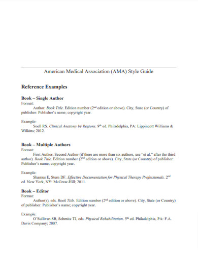 american medical association style guide