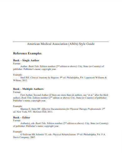 American Medical Association Style Guide