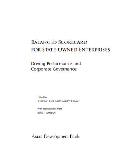 balanced scorecard for state owned enterprises
