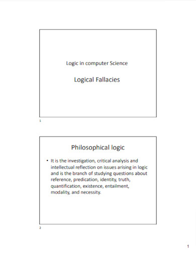34+ Logical Fallacy - Examples, PDF | Examples