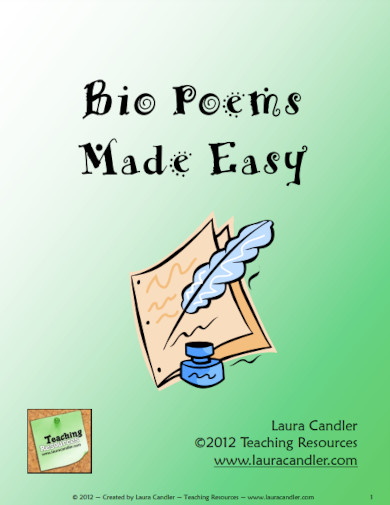 bio poems made easy