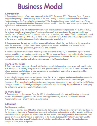 30+ Business Model Examples in PDF | Examples