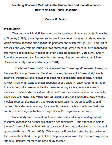 Case Study Research Paper Conclusion