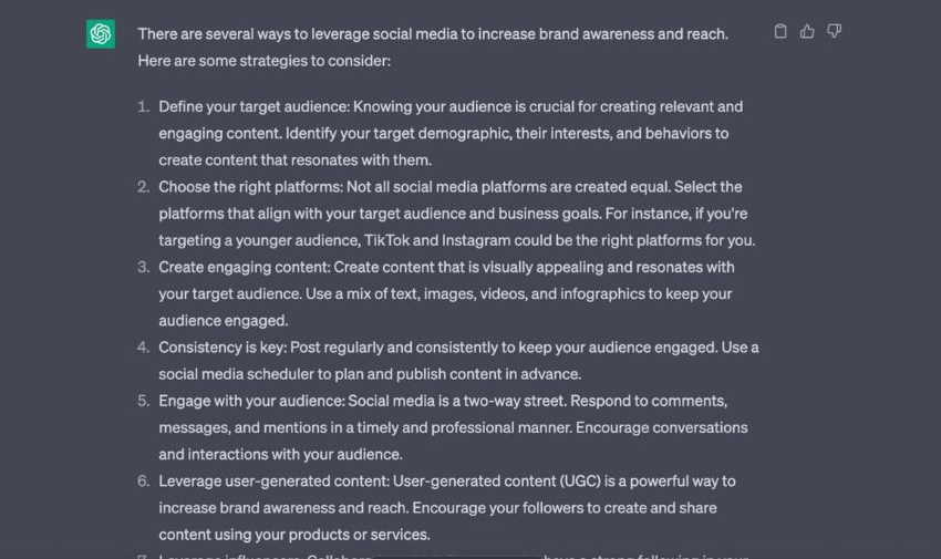 Chat GPT for Social Media - Examples, How to Create