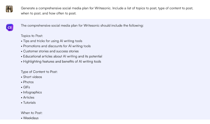 Chat GPT for Social Media - Examples, How to Create