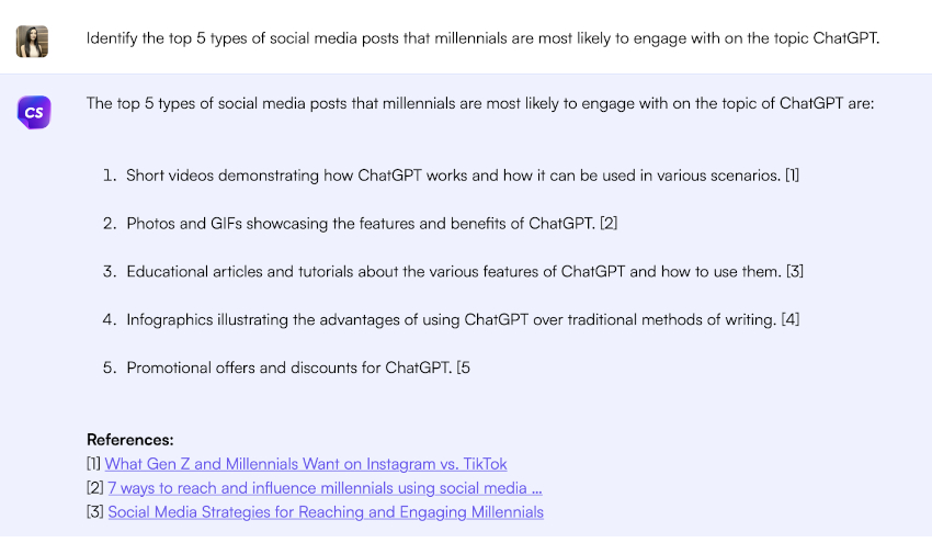 chatgpt prompts for social media post types