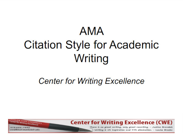 citation style for academic writing