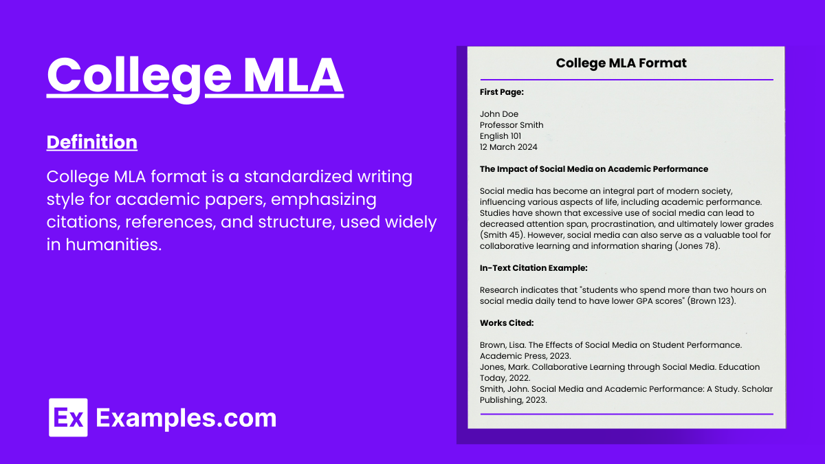 how to write a short essay in mla format