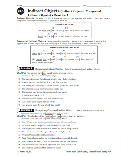 30+ Indirect Object - Examples | Examples