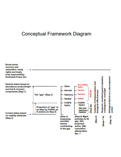 conceptual framework diagram