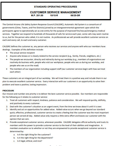 30+ Standard Operating Procedure Examples in MS Word | Pages | Charts ...