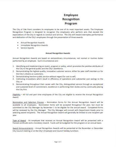 Employee Recognition - 34+ Examples, Format, How to Write, PDF