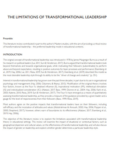 editable transformational leadership