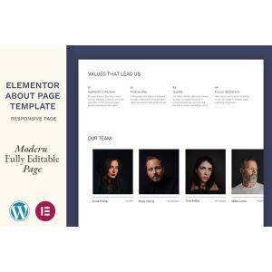elementor template about us page 300x300