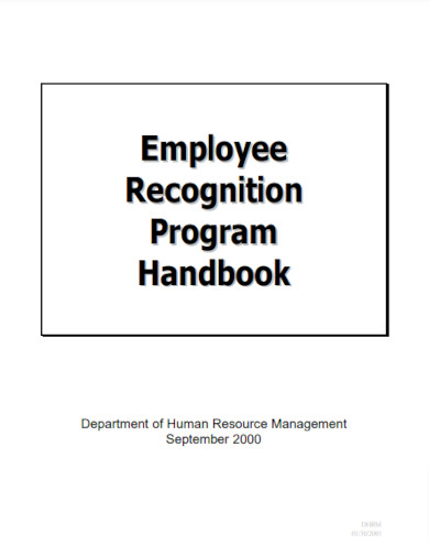 employee recognition program handbook