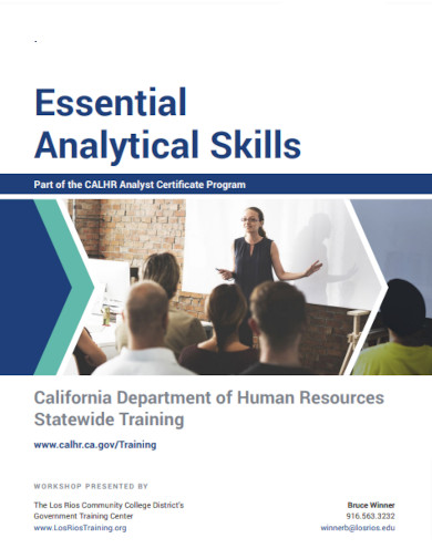 essential analytical skills template