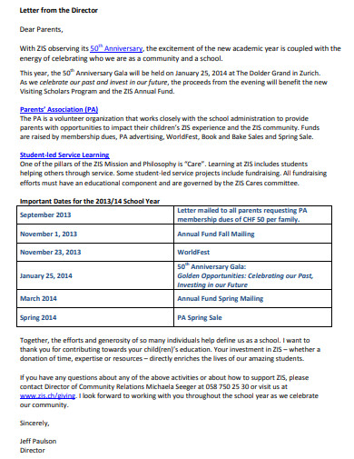 29+ Fundraising Campaign Letter Examples in Google Docs, Word, Outlook ...