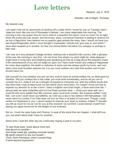 30+ Love Letter Examples in Google Docs, Word, PDF, PSD, Illustrator ...