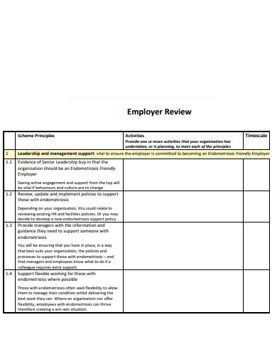 good employer review