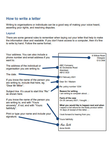 how to write a letter