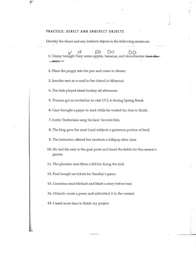 30+ Indirect Object - Examples | Examples