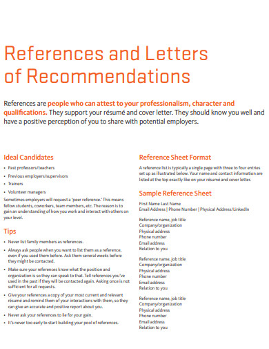 29+ Job Reference Examples in Outlook, Google Docs, Word, Apple Pages ...