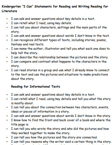 30+ I Statements Examples in PDF | Examples