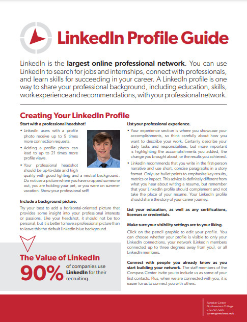 linkedin profile guide template