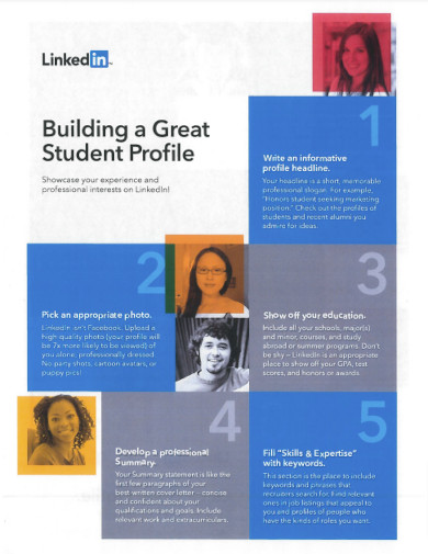 linkedin building a great student profile