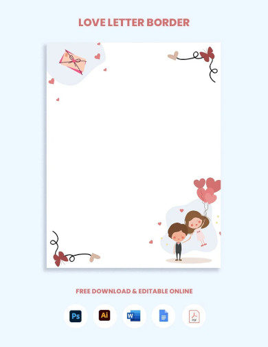 Love Letter Border