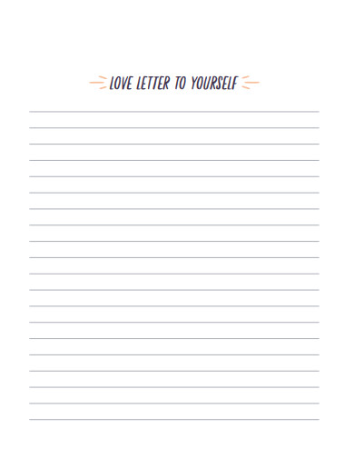 Love Letter to Yourself