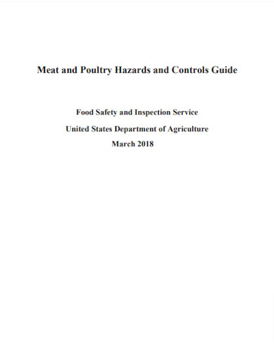 meat and poultry hazards and controls guide
