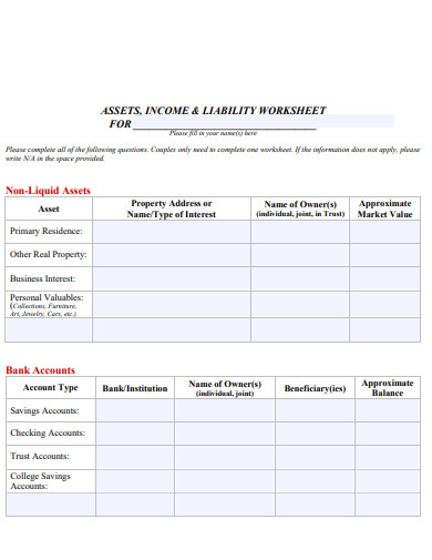 25+ Liquid Assets Examples in PDF | Examples